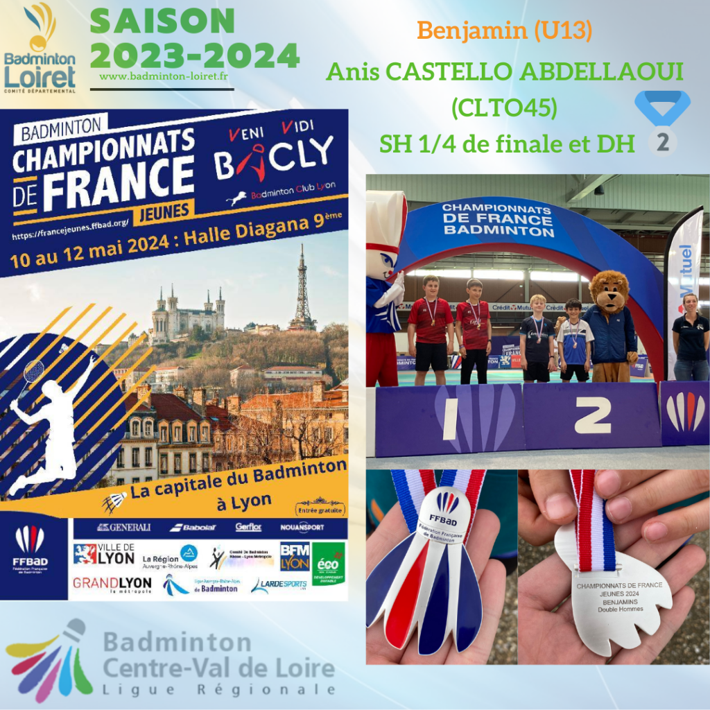 Un Loirétain, vice-champion de France U13